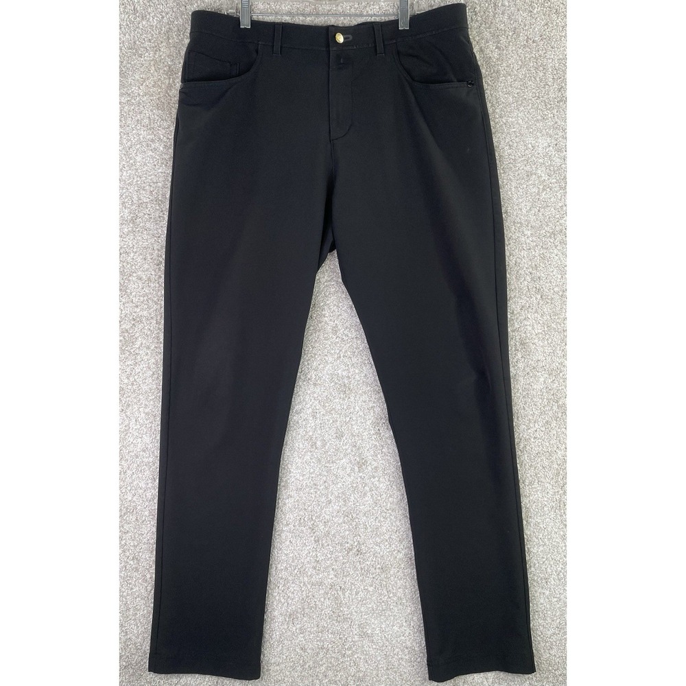 Public Rec Straight pants Men's 38X32 Black Chino Golf